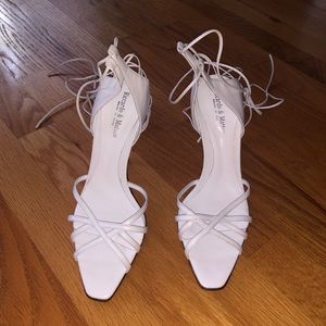 Made in Italy white heels